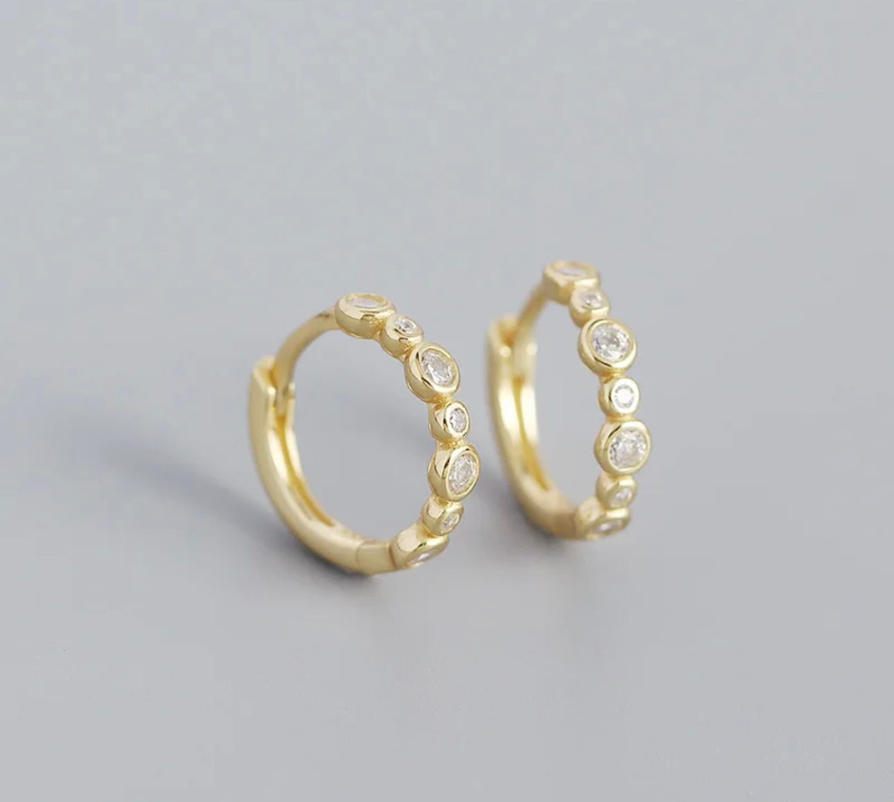 Perfect Crystal Huggie Earings