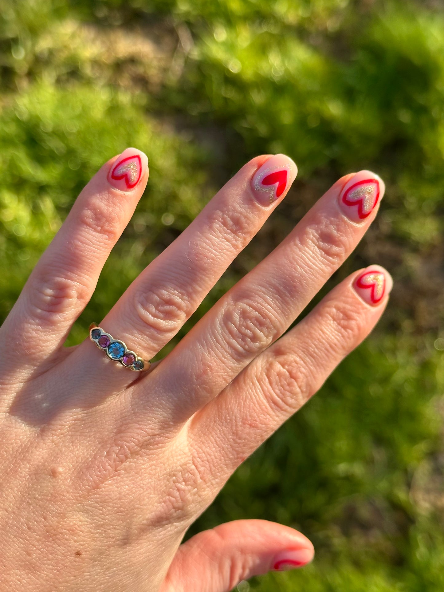 Topaz and Sapphire Dream Ring