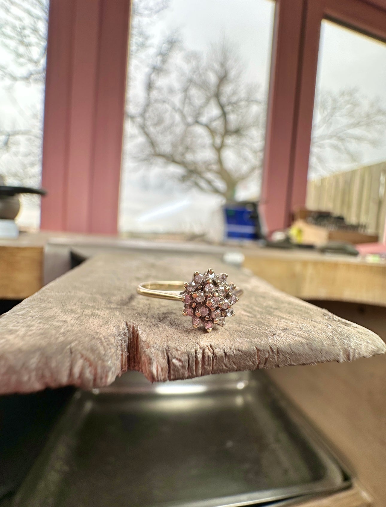 Vintage Dainty Daisy Ring