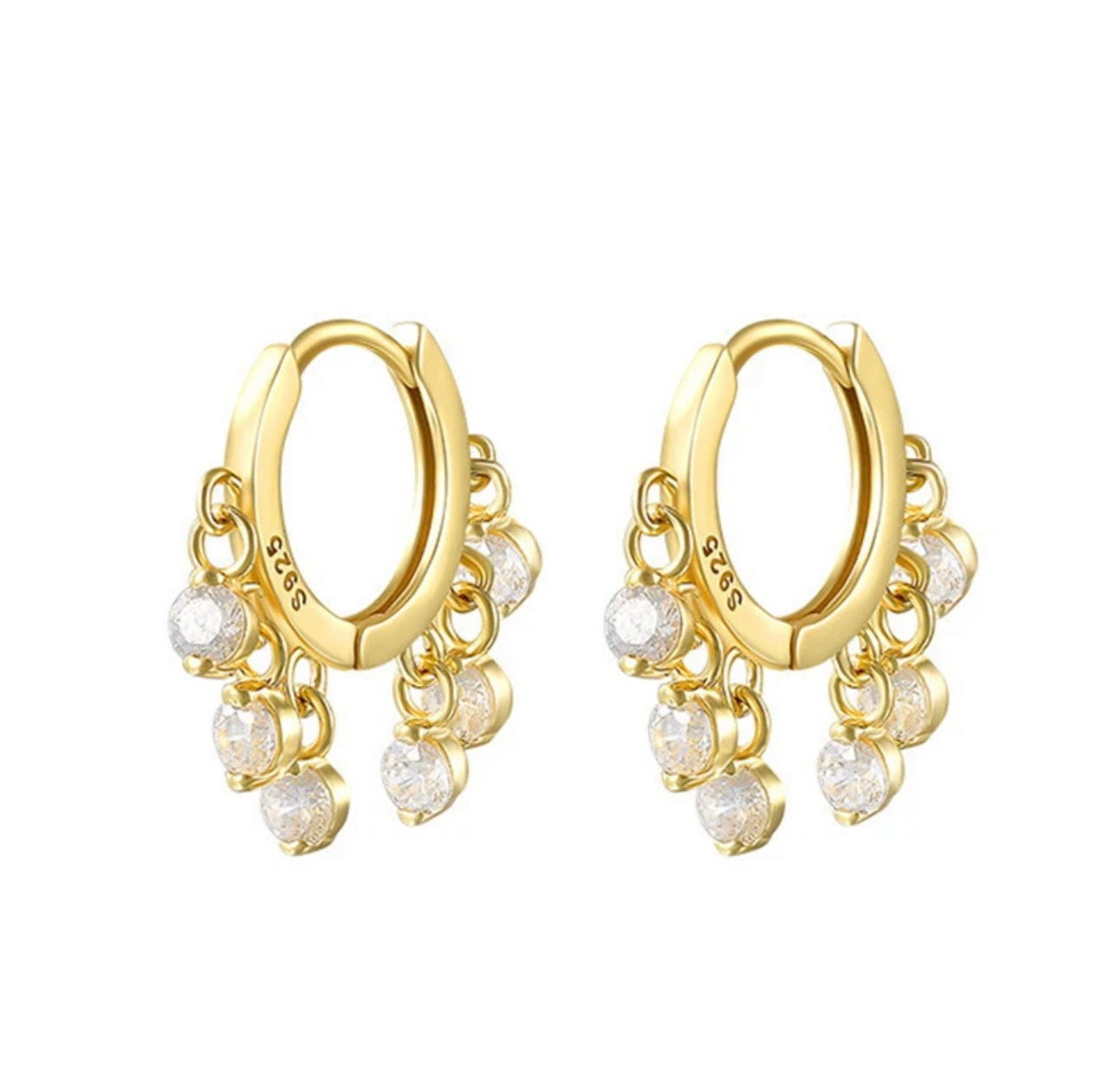 Waterfall Crystal Earrings