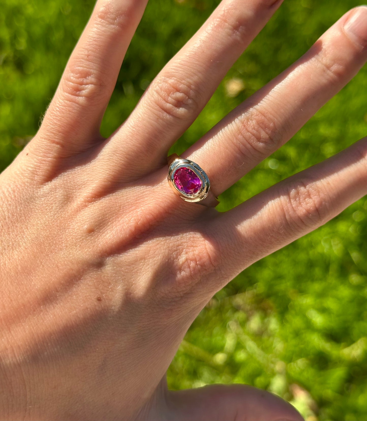 Sparkly Signet Ring