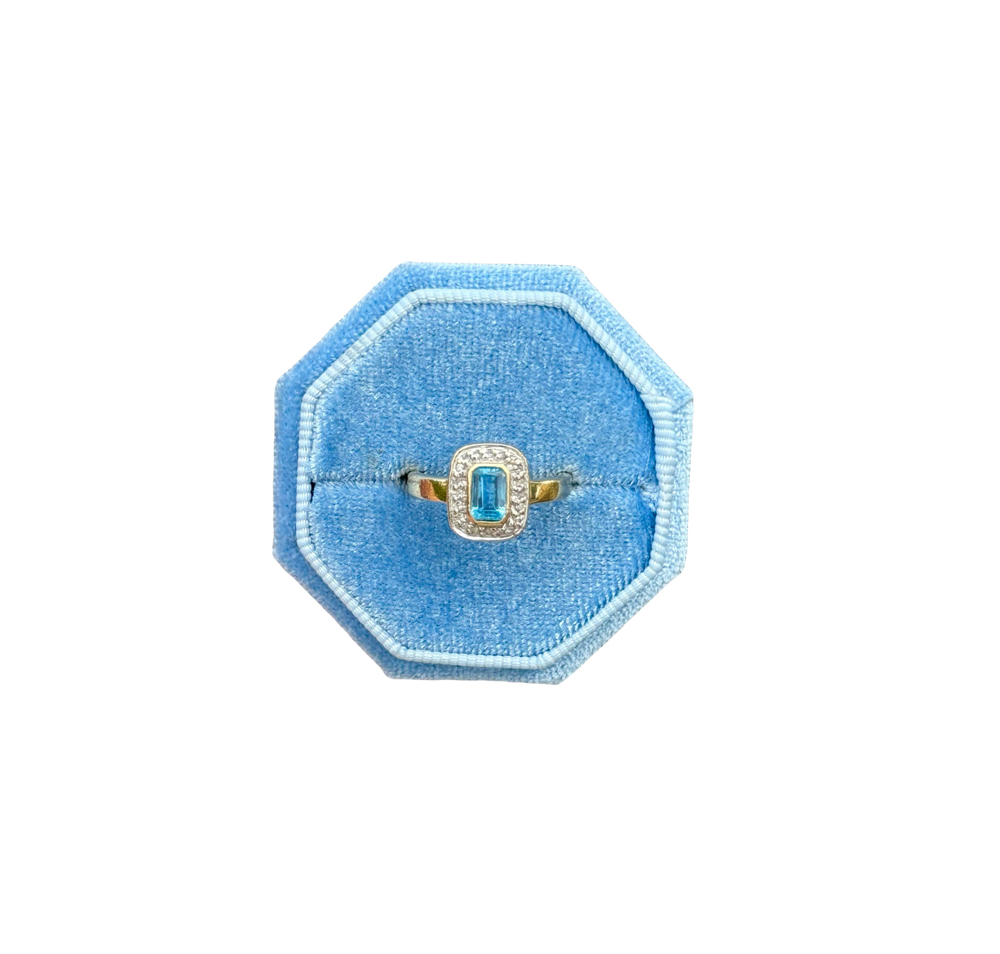 Vintage Blue Sapphire Ring