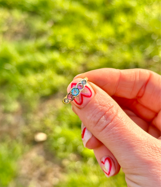 Topaz and Sapphire Dream Ring
