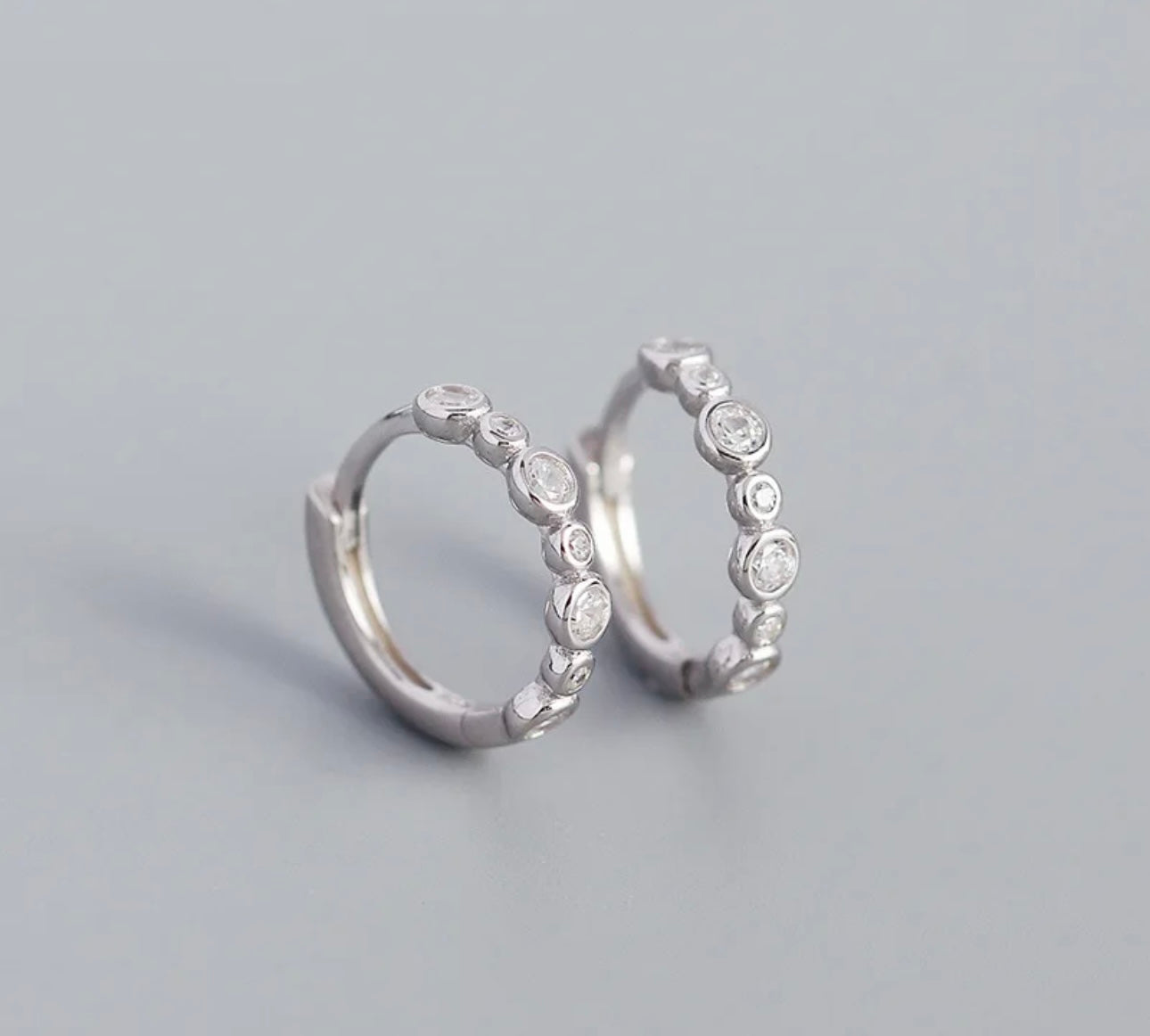 Perfect Crystal Huggie Earings