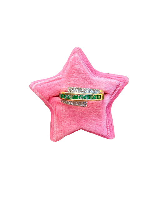 Vintage Emerald & Diamond Ring