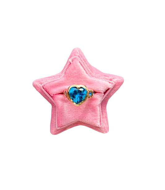 Blue Barbie Ring
