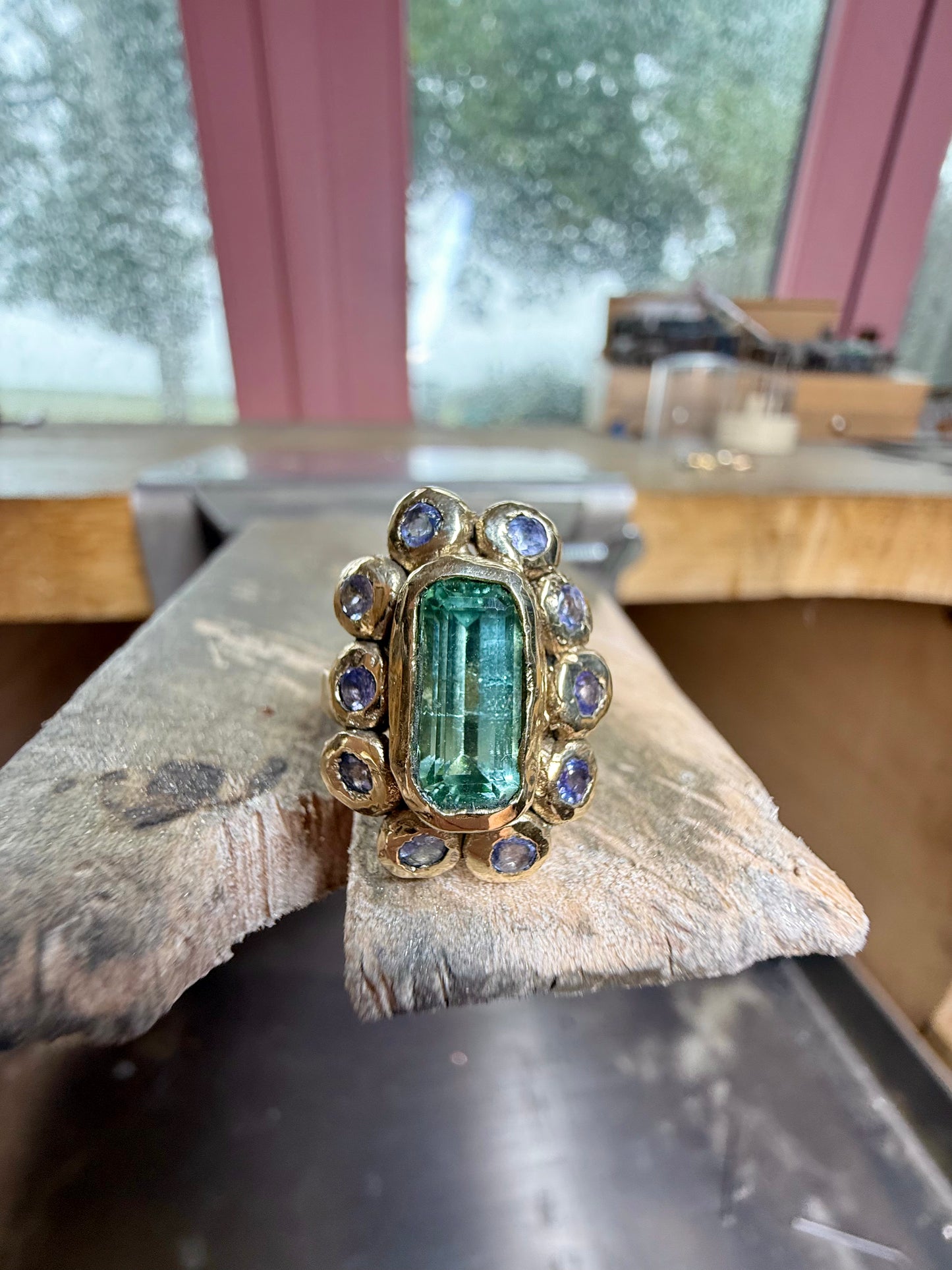 Blue Lotus Ring