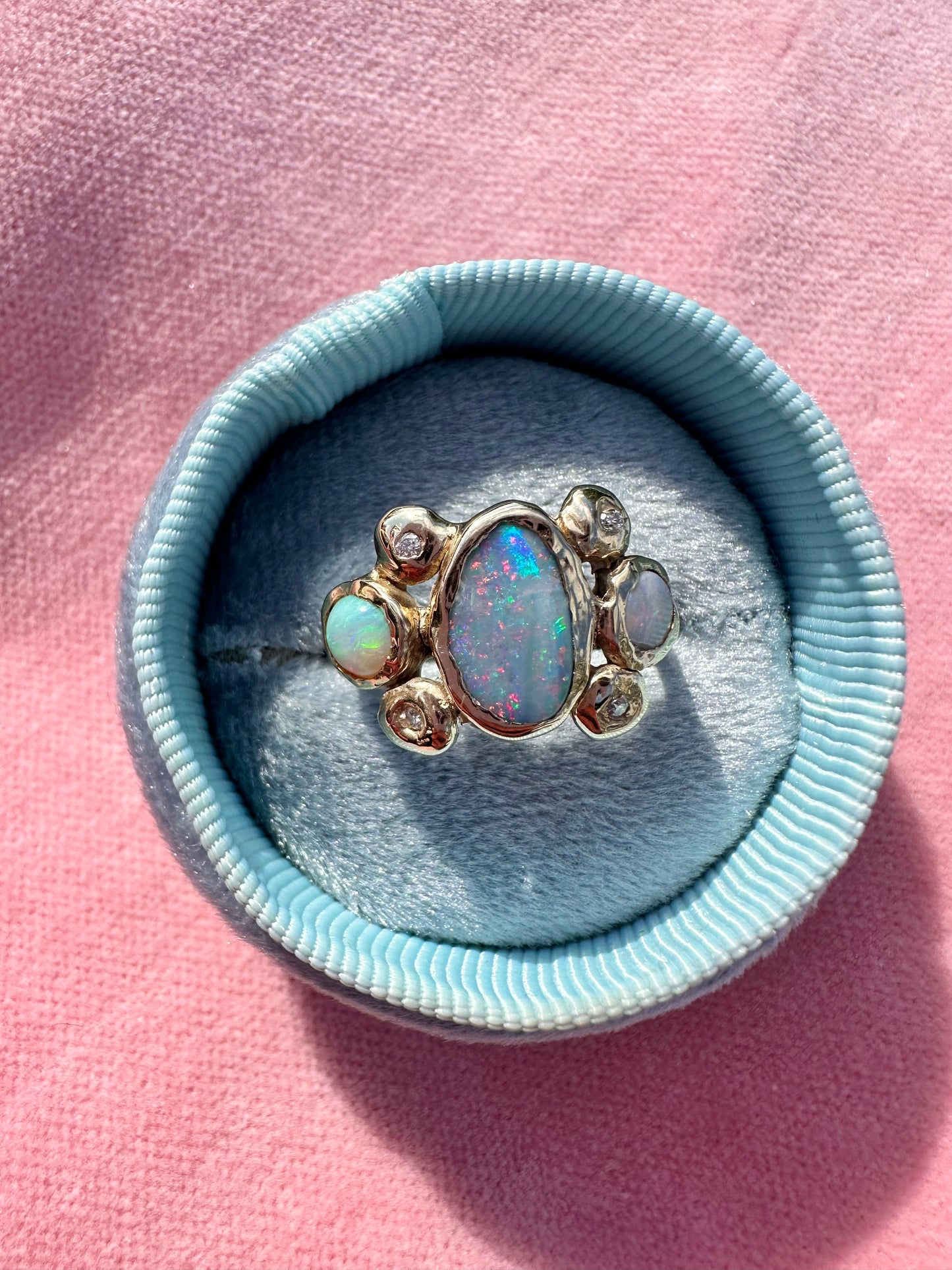 Golden Opal Ring