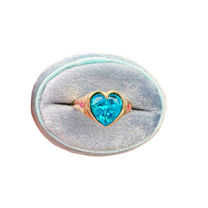 Blue Barbie Ring