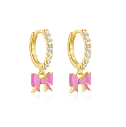Sparkly Bow Earrings