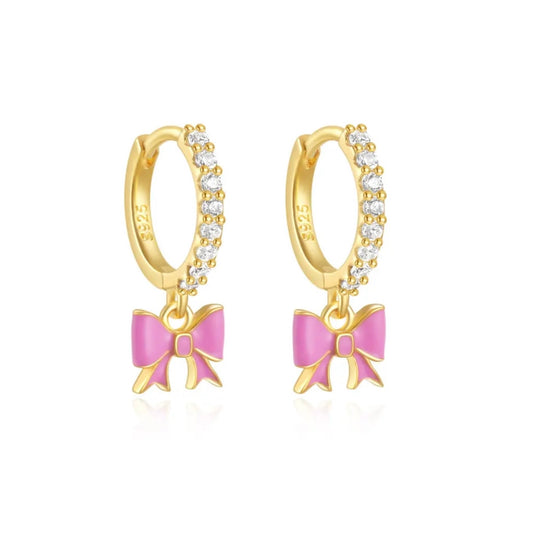 Sparkly Bow Earrings