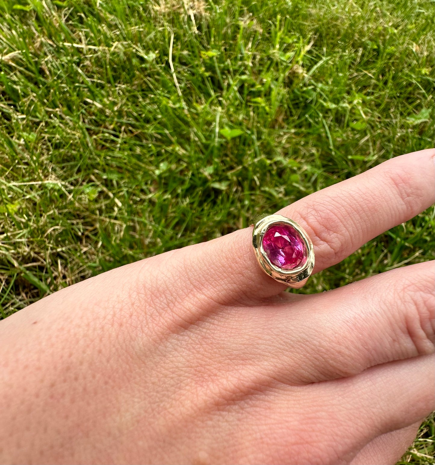 Sparkly Signet Ring