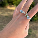 Peridot Aurora Ring