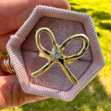 Diamond Bow Ring