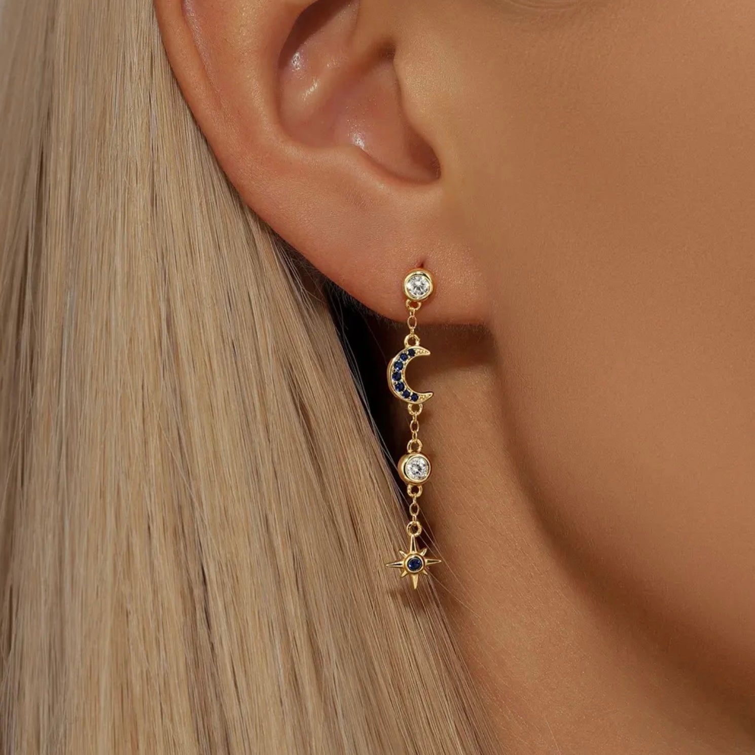 Midnight Moon Earrings