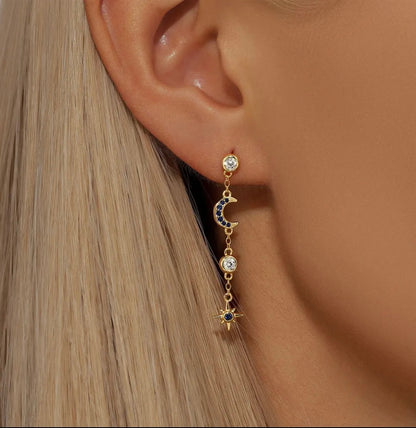 Midnight Moon Earrings