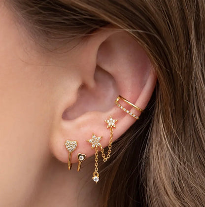 Star Stack Earrings