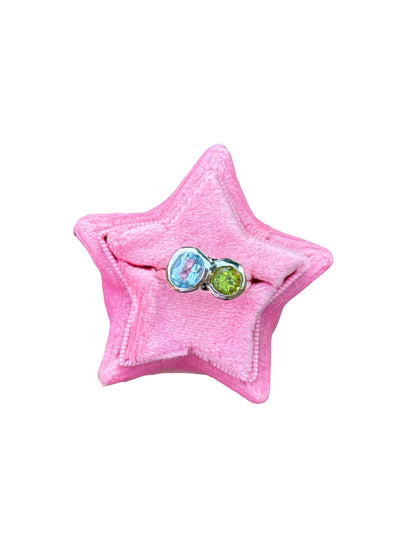 Peridot Aurora Ring