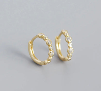 Perfect Crystal Huggie Earings