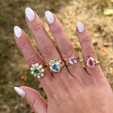 Pink Pear Ring