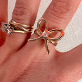 Diamond Bow Ring
