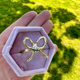 Diamond Bow Ring