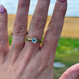 Vintage Aqumarine Ring