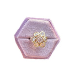Diamond Daisy Ring