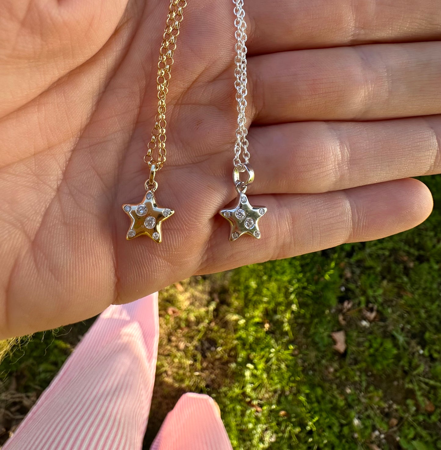 Sapphire Star Necklace