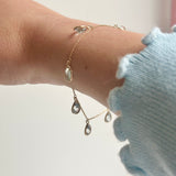 Solid Gold Natural Gemstone Bracelets