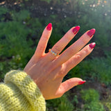 Vintage Diamond Heart Ring