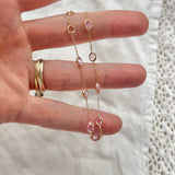 Solid Gold Natural Gemstone Bracelets