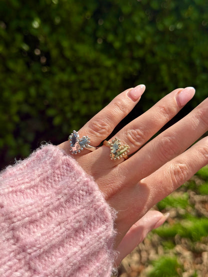 Dotty Heart Ring