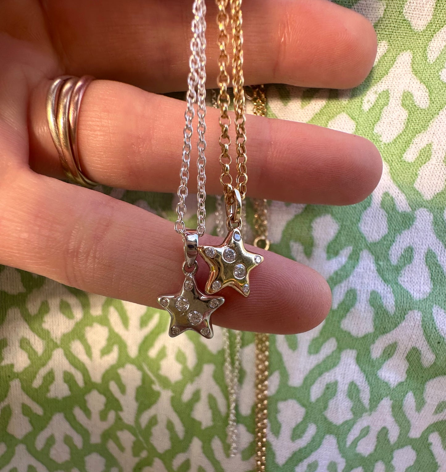 Sapphire Star Necklace