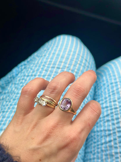 Lavender Amethyst Ring