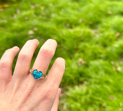 Blue Barbie Ring