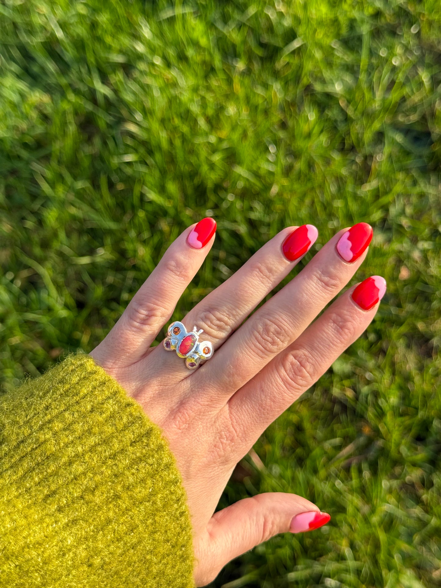 Belle The Butterfly ring