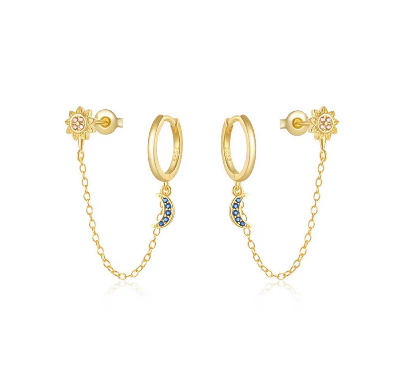 Sun & Moon Earrings