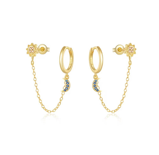 Sun & Moon Earrings