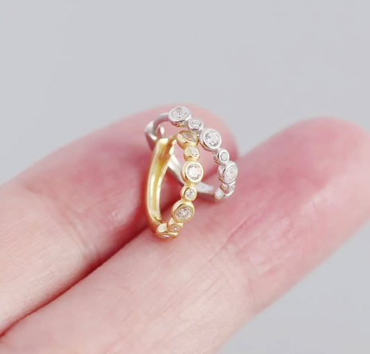 Perfect Crystal Huggie Earings