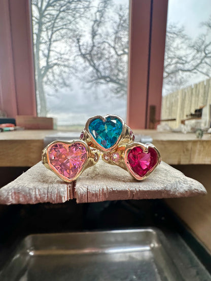 Blue Barbie Ring