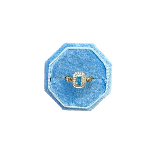 Vintage Blue Sapphire Ring
