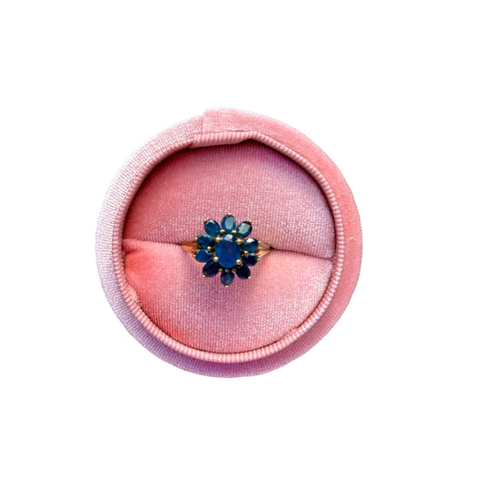 Vintage Blue Sapphire Ring