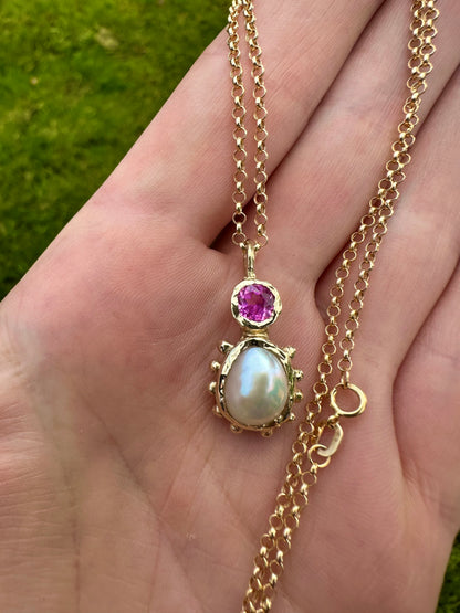 SOLD OUT - Cute pearly pendant