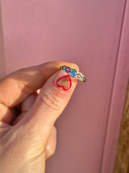 Topaz and Sapphire Dream Ring