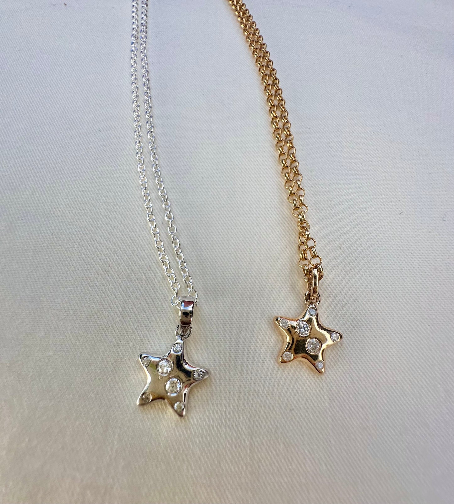 Sapphire Star Necklace