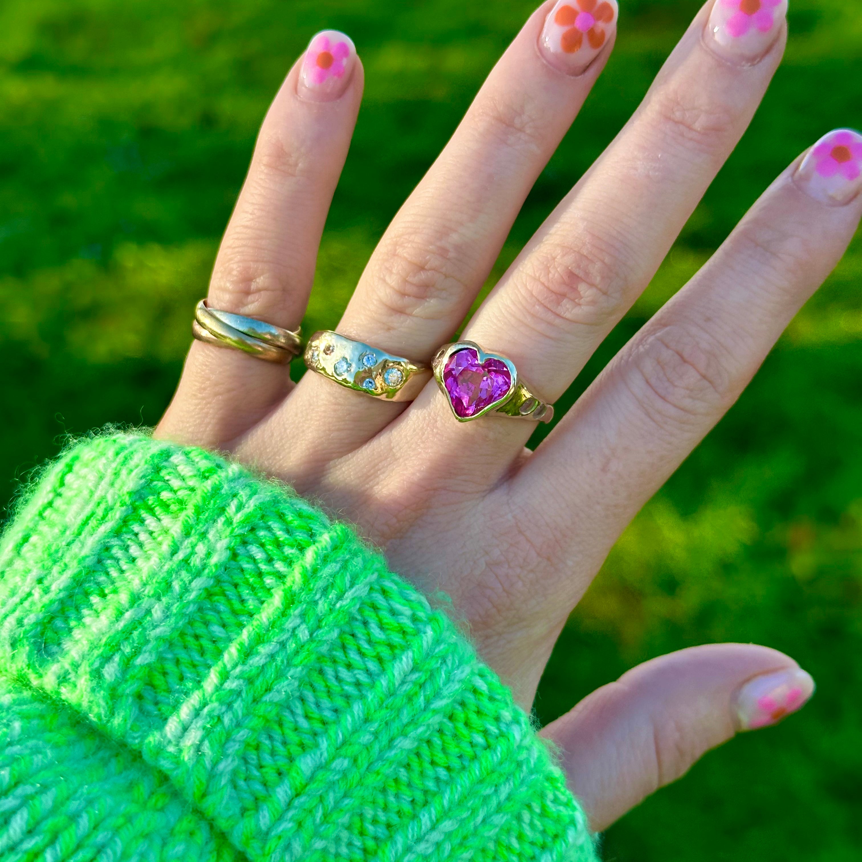 Diamond Barbie Ring