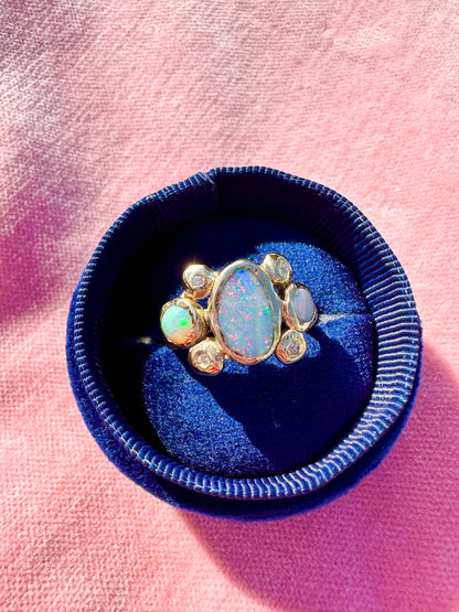 Golden Opal Ring