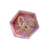 Diamond Bow Ring