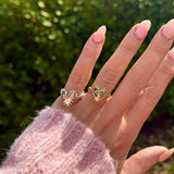 Dotty Heart Ring